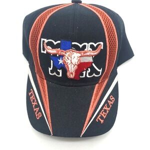Texas University Longhorn Vintage adjustable hat/cap Blue Ocean Embroidered
